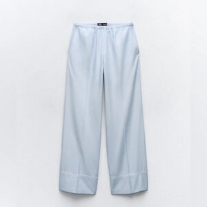 ZARA STRIPED PAJAMA PANTS